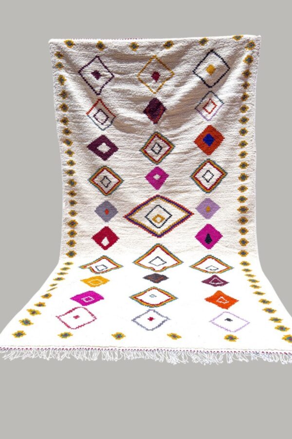 Moroccan Azilal handmade wool berber rug 3,40m/ 1,95m