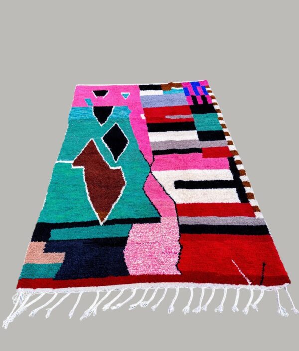 Moroccan Beni ourain colourful rug 250cm/160cm - Image 2