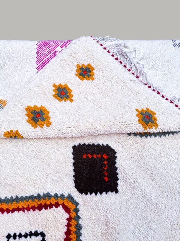 Moroccan Azilal handmade wool berber rug 3,40m/ 1,95m - Image 3