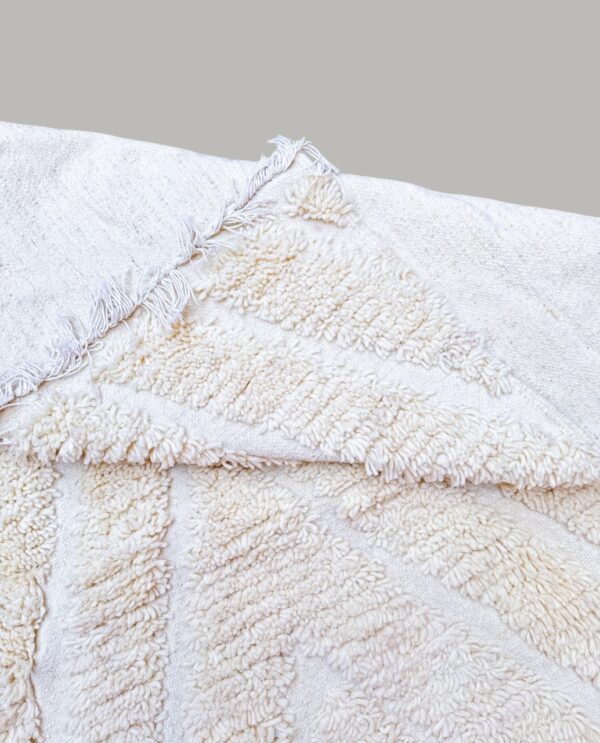 Berber Beni ourain handmade wool rug 250cm/150cm - Image 3