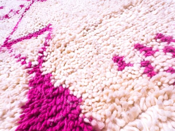 Moroccan Beni ourain handmade wool berber rug 250cm/154cm - Image 5